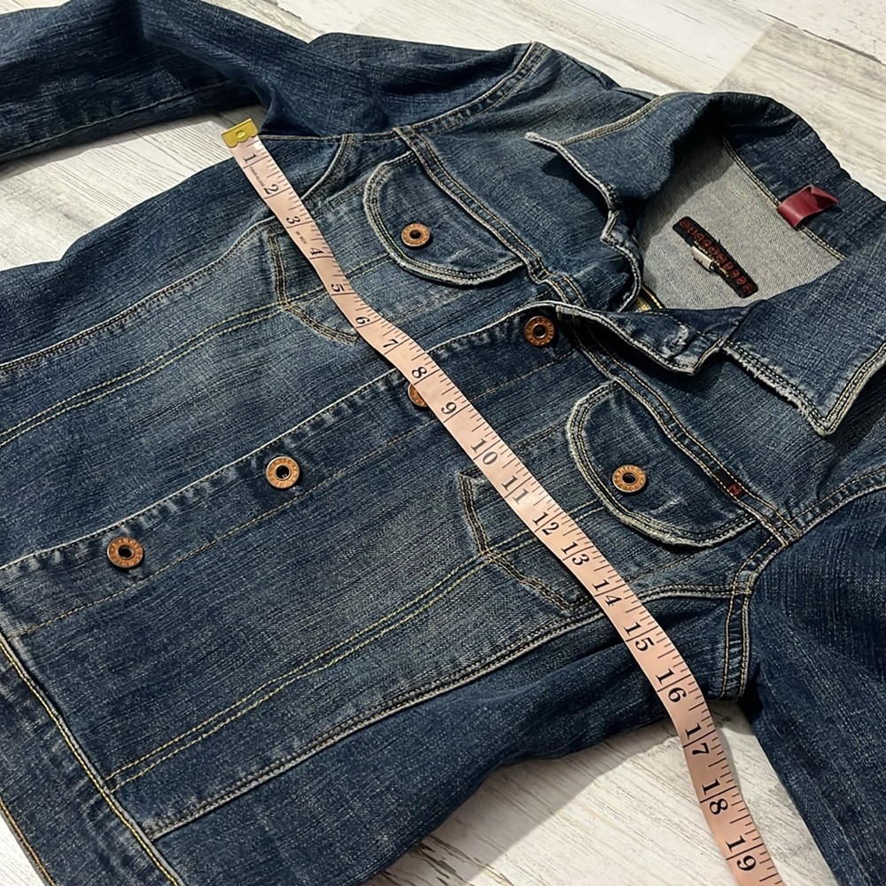 AG Adriano Goldschmied the Alamo Denim Jacket Size Medium - Picture 10 of 13